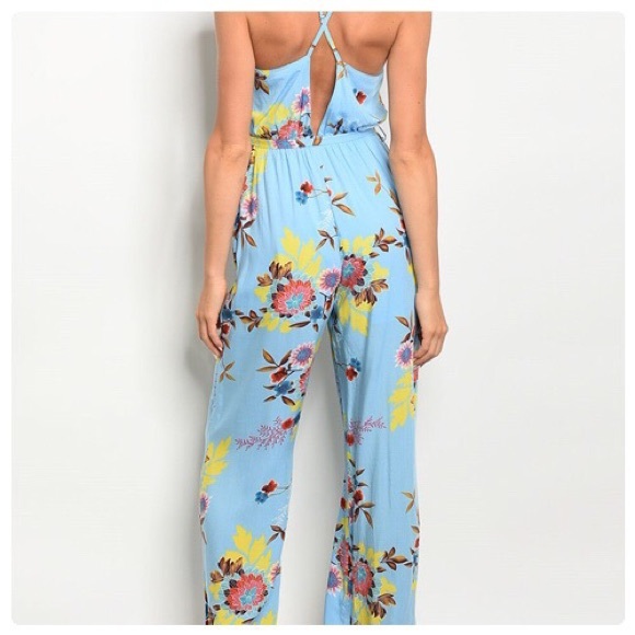 *CLEARANCE* Chelsea Flower Child Jumpsuit - Picture 3 of 6
